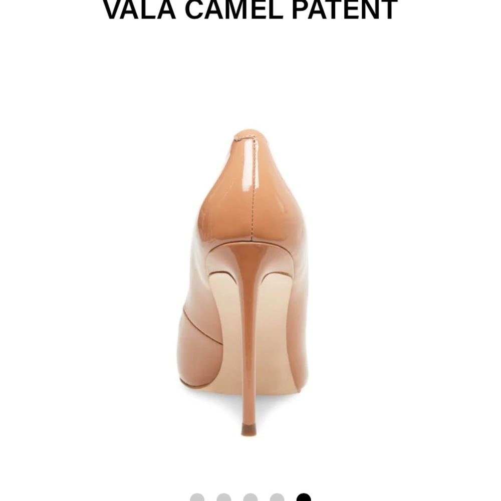 Steve Madden Camel Vala Patent heels